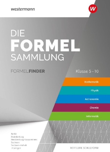 Buchcover und Innenansicht für das Buch: Die Formelsammlung.  Östliche Bundesländer. Für die Mittleren Schulformen