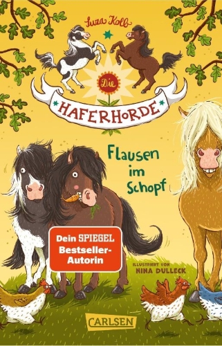 Buchcover und Innenansicht für das Buch: Die Haferhorde 1: Flausen im Schopf