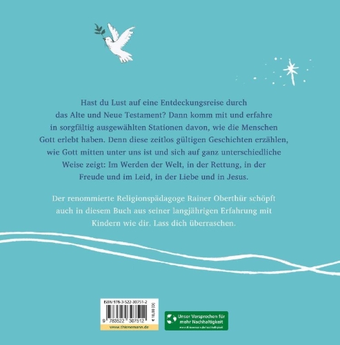 Buchcover und Innenansicht für das Buch: Die Kinderbibel - eine Entdeckungsreise