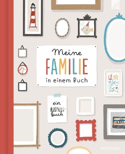 Buchcover und Innenansicht für das Buch: Meine Familie in einem Buch