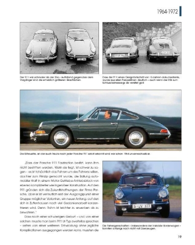 Buchcover und Innenansicht für das Buch: Porsche 911 - 60 Jahre Sportwagenkultur! Alle Modell-Generationen