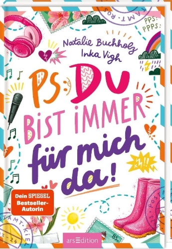 Buchcover und Innenansicht für das Buch: PS: Du bist immer für mich da! (PS: Du bist die Beste! 4)