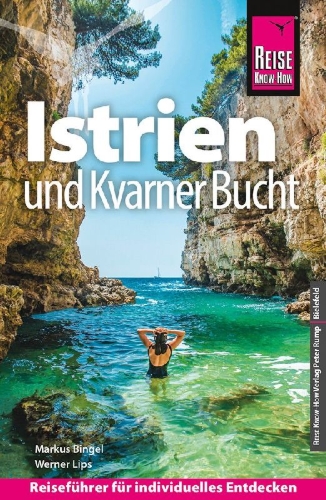 Buchcover und Innenansicht für das Buch: Reise Know-How Reiseführer Kroatien: Istrien und Kvarner Bucht