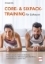 Buchcover und Innenansicht für das Buch: Core- und Sixpack-Training für Zuhause