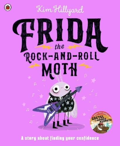 Buchcover und Innenansicht für das Buch: Frida the Rock-and-Roll Moth