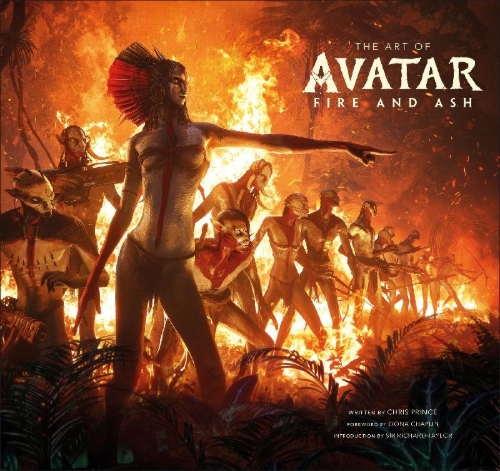 Buchcover und Innenansicht für das Buch: The Art of Avatar Fire and Ash