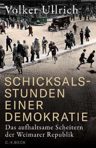 Buchcover und Innenansicht für das Buch: Schicksalsstunden einer Demokratie