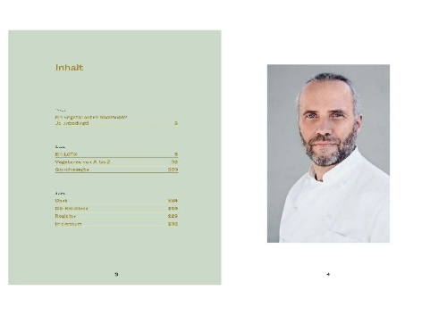 Buchcover und Innenansicht für das Buch: Vegetarisch - Green Glamour
