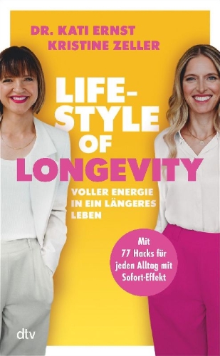 Buchcover und Innenansicht für das Buch: Lifestyle of Longevity