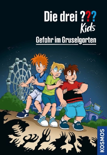 Buchcover und Innenansicht für das Buch: Die drei ??? Kids, 06, Gefahr im Gruselgarten