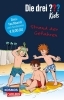 Buchcover und Innenansicht für das Buch: Die drei ??? Kids: Strand der Gefahren - Dreifachband