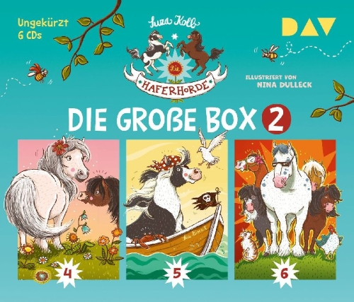 Buchcover und Innenansicht für das Buch: Die Haferhorde - Die große Box 2 (Teil 4-6)