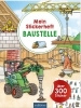 Buchcover und Innenansicht für das Buch: Mein Stickerheft Baustelle