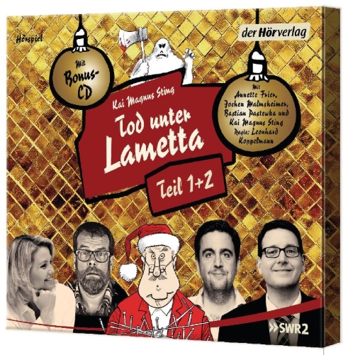 Buchcover und Innenansicht für das Buch: Tod unter Lametta Teil 1 + 2