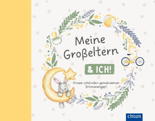 Buchcover und Innenansicht für das Buch: Meine Großeltern & ich!