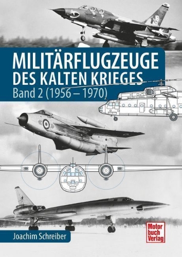 Buchcover und Innenansicht für das Buch: Militärflugzeuge des Kalten Krieges