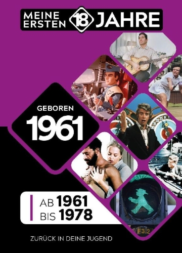 Buchcover und Innenansicht für das Buch: Geboren 1961