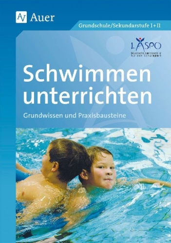 Buchcover und Innenansicht für das Buch: Schwimmen unterrichten