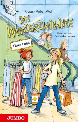 Buchcover und Innenansicht für das Buch: Die Wunderzwillinge 03. Die fiese Falle