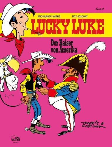 Buchcover und Innenansicht für das Buch: Lucky Luke 13: L'empereur Smith