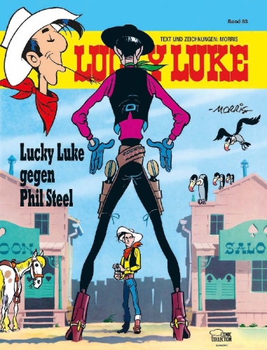 Buchcover und Innenansicht für das Buch: Lucky Luke 8: Lucky Luke contre Phil Defer