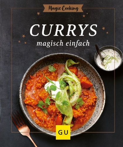 Buchcover und Innenansicht für das Buch: Currys magisch einfach