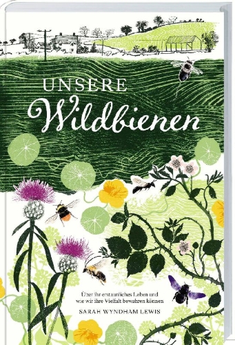 Buchcover und Innenansicht für das Buch: Unsere Wildbienen