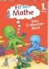 Buchcover und Innenansicht für das Buch: Fit für Mathe 1. Klasse. Mein 5-Minuten-Block