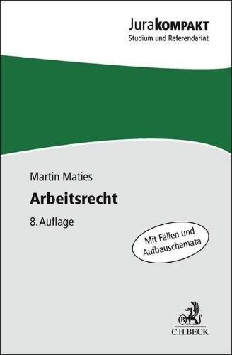 Buchcover und Innenansicht für das Buch: Arbeitsrecht