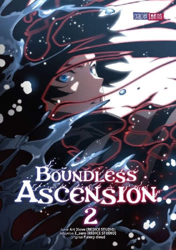 Buchcover und Innenansicht für das Buch: Boundless Ascension 02