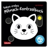 Buchcover und Innenansicht für das Buch: Babys erstes Mitmach-Kontrastbuch