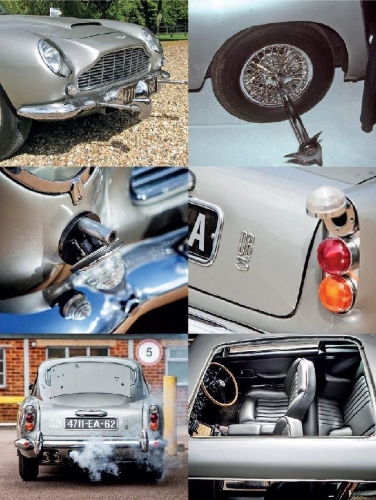 Buchcover und Innenansicht für das Buch: Motorlegenden - James Bond