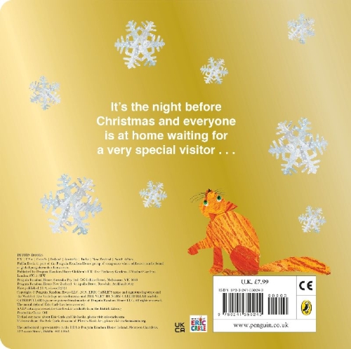 Buchcover und Innenansicht für das Buch: The Very Hungry Caterpillar's Christmas Eve
