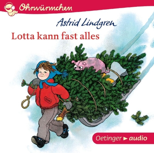 Buchcover und Innenansicht für das Buch: Visst kan Lotta nästan allting