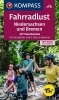 Buchcover und Innenansicht für das Buch: KOMPASS Fahrradlust Niedersachsen
