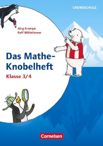 Buchcover und Innenansicht für das Buch: Rätseln und Üben in der Grundschule - Mathematik - Klasse 3/4