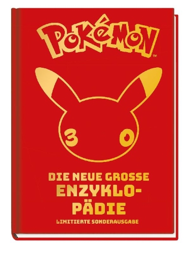 Buchcover und Innenansicht für das Buch: Pokémon: Die neue große Enzyklopädie - Limitierte Sonderausgabe