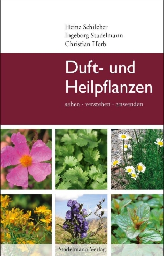 Buchcover und Innenansicht für das Buch: Duft- und Heilpflanzen