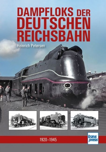 Buchcover und Innenansicht für das Buch: Dampfloks der Deutschen Reichsbahn