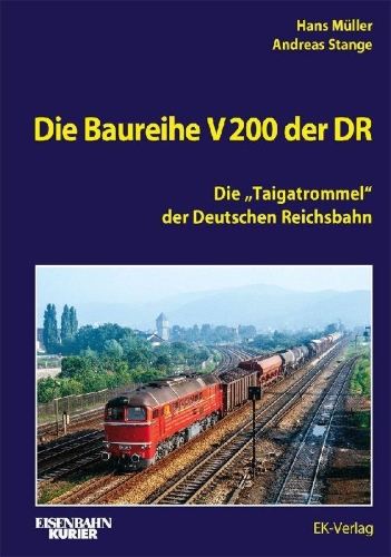 Buchcover und Innenansicht für das Buch: Die Baureihe V 200 der DR