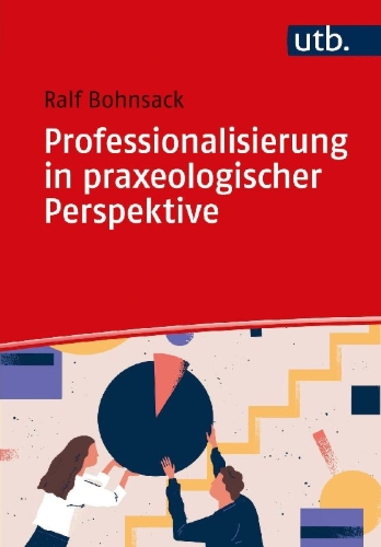 Buchcover und Innenansicht für das Buch: Professionalisierung in praxeologischer Perspektive