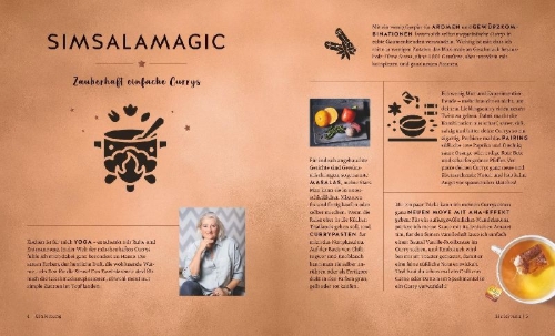 Buchcover und Innenansicht für das Buch: Currys magisch einfach