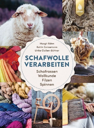 Buchcover und Innenansicht für das Buch: Schafwolle verarbeiten