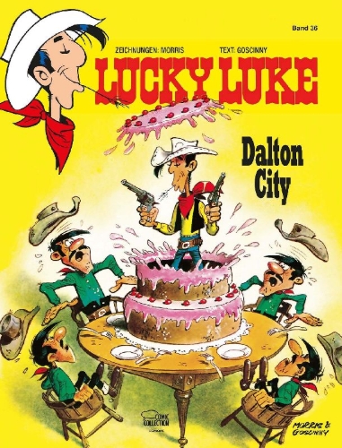 Buchcover und Innenansicht für das Buch: Lucky Luke 3: Dalton City