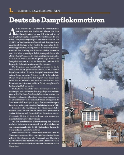 Buchcover und Innenansicht für das Buch: Legendäre Eisenbahnen - Legendäre Züge - Von der Dampflok bis zum ICE