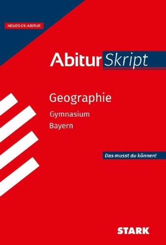 Buchcover und Innenansicht für das Buch: STARK Geographie - AbiturSkript Bayern