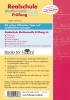 Buchcover und Innenansicht für das Buch: Mathematik-Prüfung 2025 Originalaufgaben Realschule Baden-Württemberg