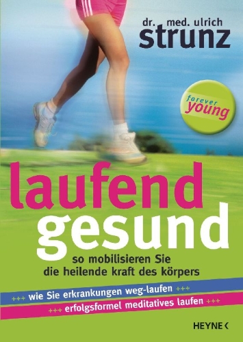 Buchcover und Innenansicht für das Buch: Laufend gesund