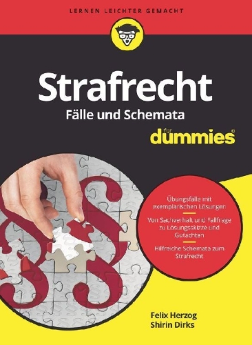 Buchcover und Innenansicht für das Buch: Strafrecht - Fälle und Schemata für Dummies