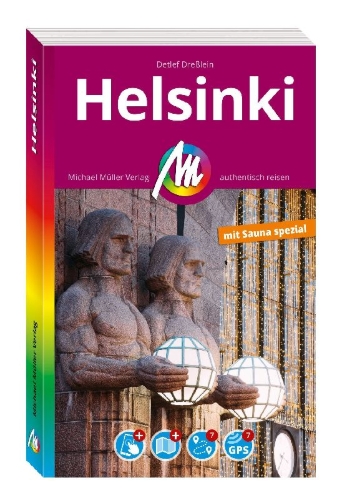 Buchcover und Innenansicht für das Buch: MICHAEL MÜLLER Reiseführer Helsinki MM-City